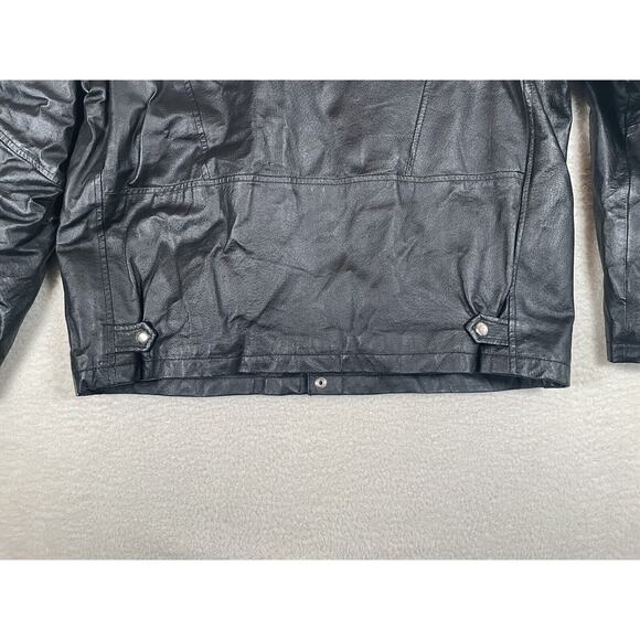 NEW Chase NASCAR Leather Jacket Mens Medium Nextel Cup Quilted Snaps (READ) - Picture 13 of 15